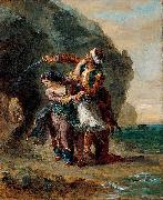 Eugene Delacroix Selim and Zuleika oil on canvas